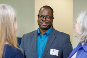 Alum and mentor Larry Warner.