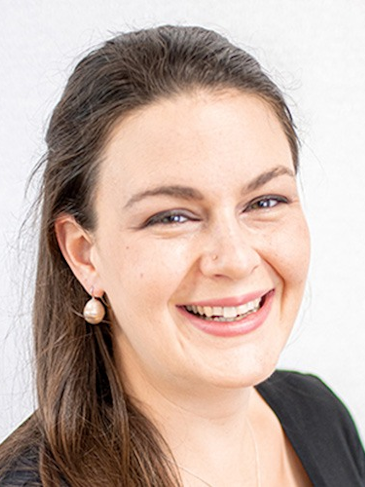 Woman smiling