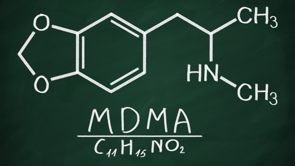 Structural model of MDMA