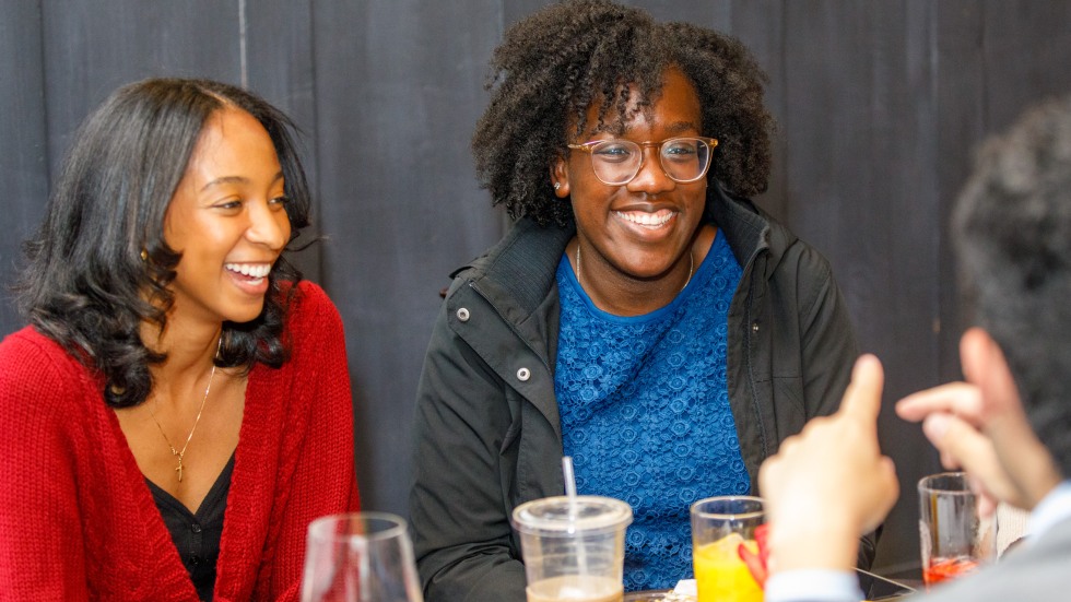 MPH students Laini Tuboku-Metzger, Vivian Uzoechi
