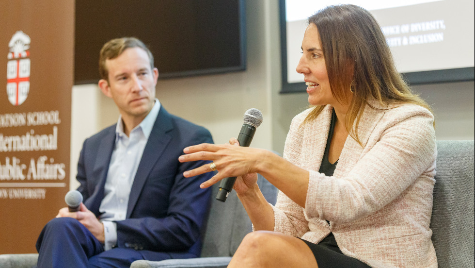 dean Beaudoin speaking at an event