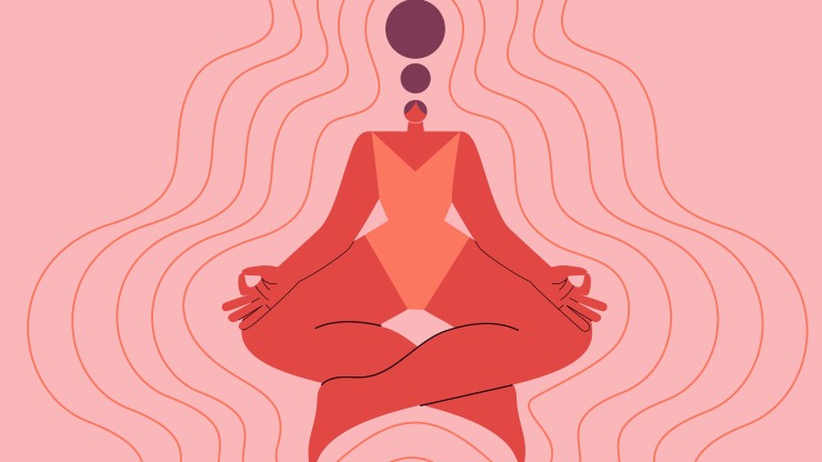 person meditating